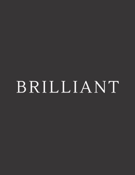 Brilliant: A Decorative Book � Perfect for Stacking on Coffee Tables & Bookshelves � Customized Interior Design & Home Decor (Brilliant Book Set - Black)