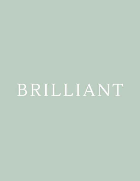 Brilliant: A Decorative Book � Perfect for Stacking on Coffee Tables & Bookshelves � Customized Interior Design & Home Decor (Brilliant Book Set - Green)