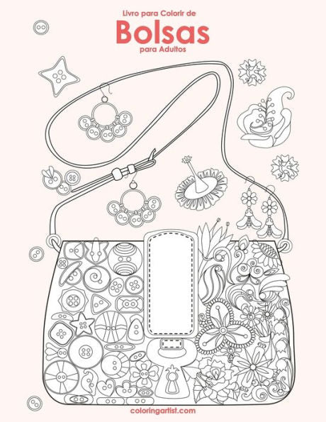 Livro Para Colorir De Bolsas Para Adultos