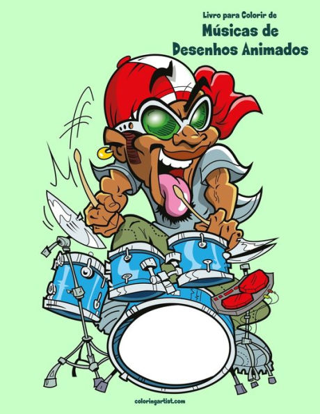 Livro Para Colorir De Músicas De Desenhos Animados 1