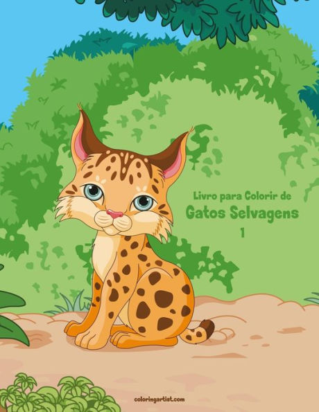 Livro Para Colorir De Gatos Selvagens 1