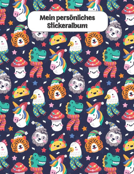 Mein Persönliches Stickeralbum : Merry Christmas Stickeralbum