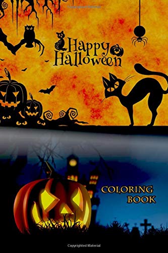 Happy Halloween Coloring Book: For children, Spooky Workbook!