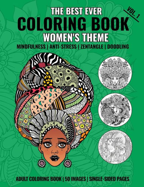 The Best Ever Coloring Book : Women's Theme -