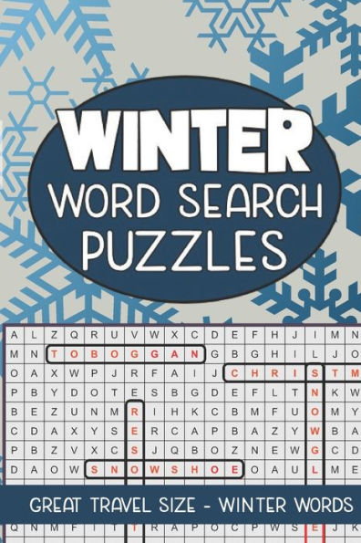 Winter Word Search Puzzles : Seek And Find Word Circle Puzzle Book Seasonal Activity Book For Kids And Adults