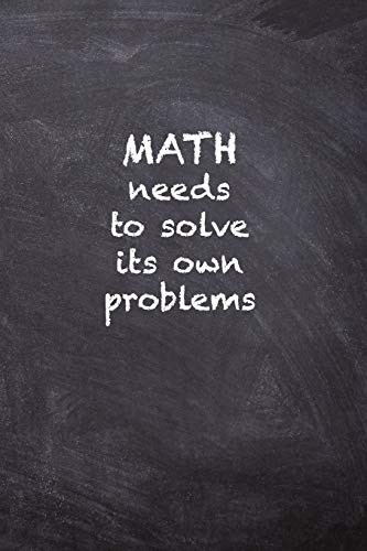 Math Needs to Solve Its Own Problems