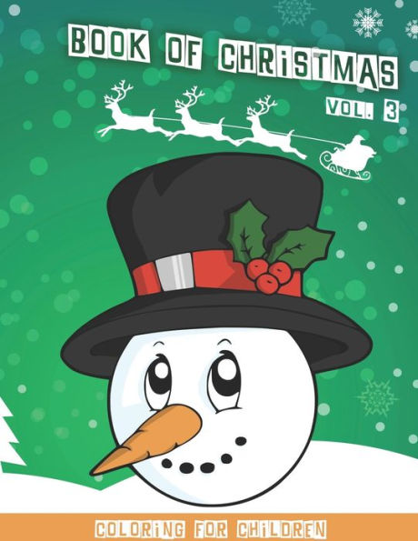 Christmas book: Christmas coloring book | Volume 3 | 40 cute fun coloring pictures | 80 pages | 8,5" x 11"