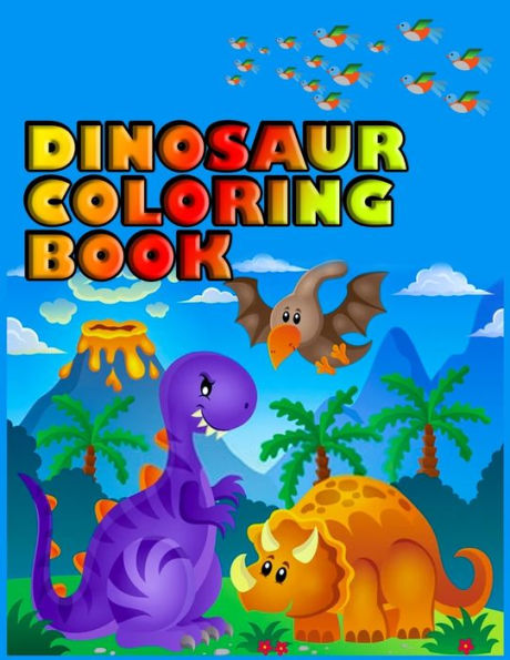 Dinosaur coloring book: Best Coloring book for Dinosaur lovers | With 50+ Unique design and 100+ pages best book ever for Children