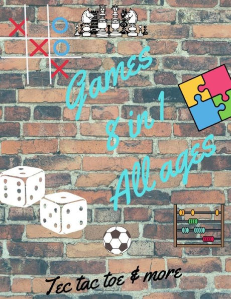Tec Tac Toe & More Games 8 In 1 All Ages: Printed On High-Quality Paper , Hangman , Captain's Mistress , Dots & Boxes , Tec Tac Toe , Tec Tac Toe 3D , Warships ,Mash , Hexagon Game - 9781703971392
