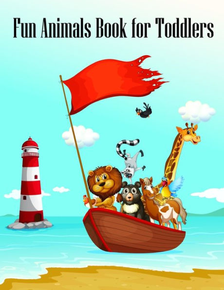 Fun Animals Book for Toddlers: coloring pages for adults relaxation with funny images to Relief Stress in Adults (funny art)
