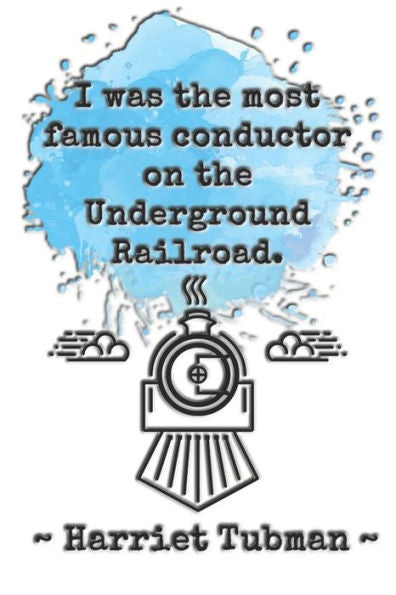 I was the most famous conductor on the Underground Railroad. ~Harriet Tubman~: Dot grid paper