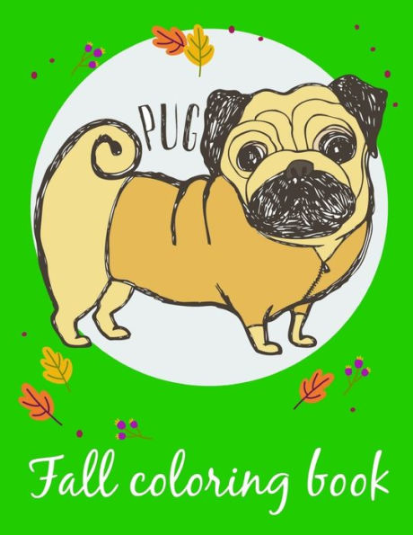 Fall coloring book: Detailed Designs for Relaxation & Mindfulness (pet cartoon)