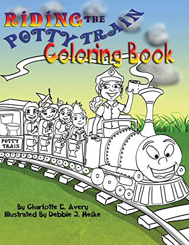 Riding The Potty Train: Coloring book
