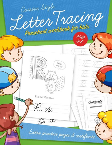 Letter Tracing Preschool Workbook For Kids Ages 3-5 : Learn To Write Activity Workbooks, Abc Alphabet Writing Paper Lines. Kindergarten Preschoolers Handwriting Practice. Ideal Learning For 3-5 Year Olds. - 9781709479670