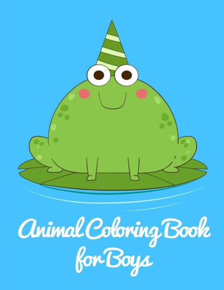 Animal Coloring Book for Boys: Christmas gifts with pictures of cute animals (adventure colouring book)