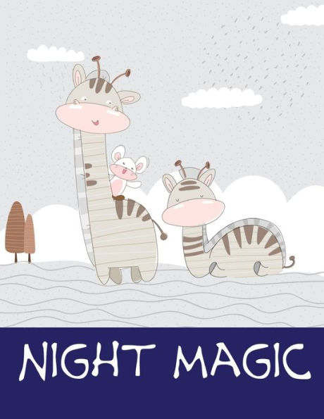 Night Magic : Coloring Pages, Relax Design From Artists For Children And Adults