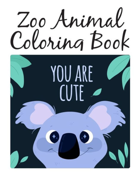 Zoo Animal Coloring Book : Picture Books For Children Ages 4-6 - 9781713489962