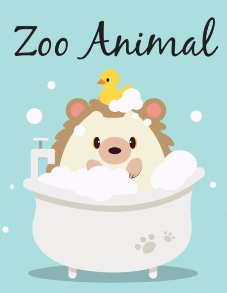 Zoo Animal : An Adult Coloring Book With Fun, Easy, And Relaxing Coloring Pages For Animal Lovers - 9781713493266