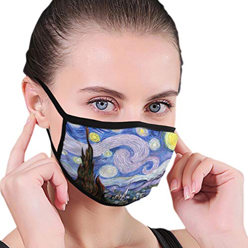 Popular Mouth Shield for Kitchen Jogging van gogh s starry night adult coloring page van gogh s starry adult coloring page Kawaii Mouth Shield