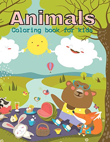 Animals Coloring Book for kids - 9781716293177
