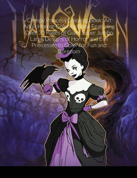 Creepy Princess Coloring Book
