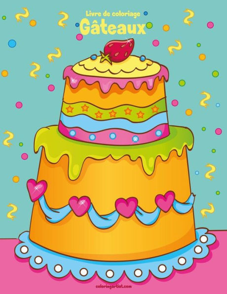 Livre De Coloriage Gâteaux 1