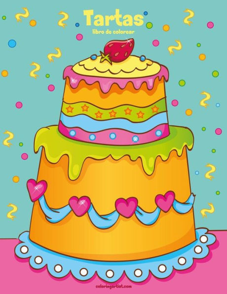 Tartas Libro De Colorear 1