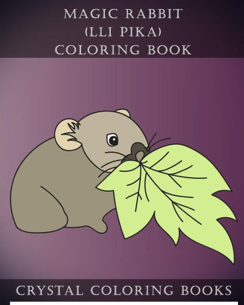 Magic Rabbit Lli Pika Coloring Book : 30 Magic Rabbit Lli Pika Simple Cute Line Drawing Coloring Pages