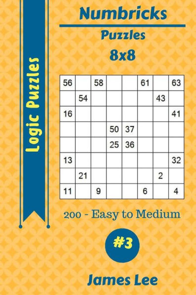 Numbricks Puzzles - 200 Easy To Medium 8X8