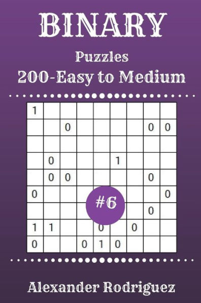 Binary Puzzles - 200 Easy to Medium 9x9 vol. 6