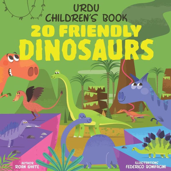 Urdu Children's Book : 20 Friendly Dinosaurs