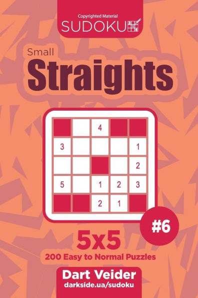 Sudoku Small Straights - 200 Easy To Normal Puzzles 5X5