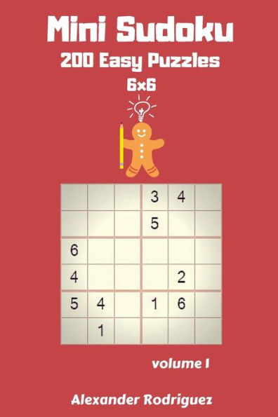 Mini Sudoku Puzzles -200 Easy 6X6