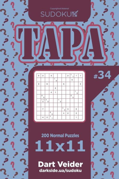 Sudoku Tapa - 200 Normal Puzzles 11X11