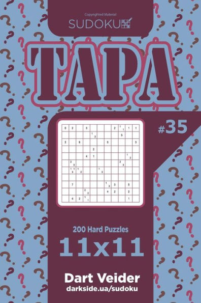 Sudoku Tapa - 200 Hard Puzzles 11X11
