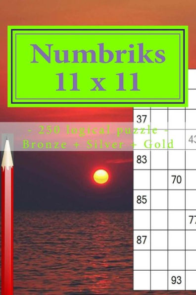 Numbriks 11 X 11 - 250 Logical Puzzle - Bronze + Silver + Gold : Easy - Medium - Hard - Very Hard. This Is An Excellent Sudoku For You.
