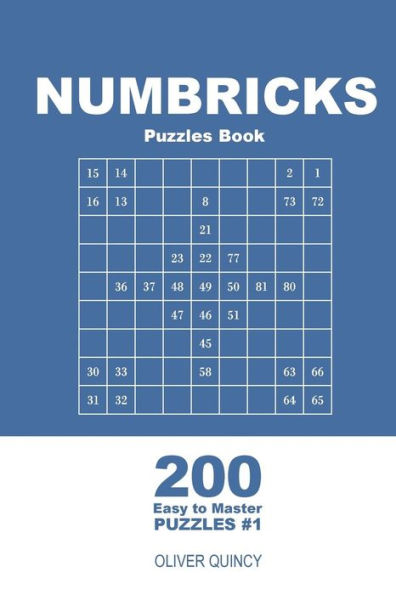 Numbricks Puzzles Book - 200 Easy To Master Puzzles 9X9