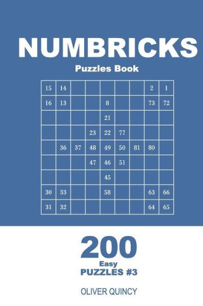 Numbricks Puzzles Book - 200 Easy Puzzles 9X9 - 9781719433242