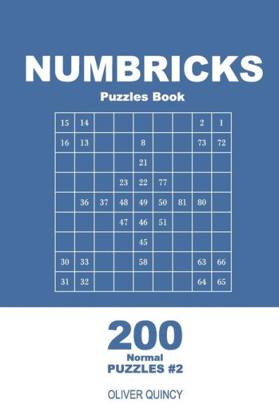 Numbricks Puzzles Book - 200 Normal Puzzles 9X9