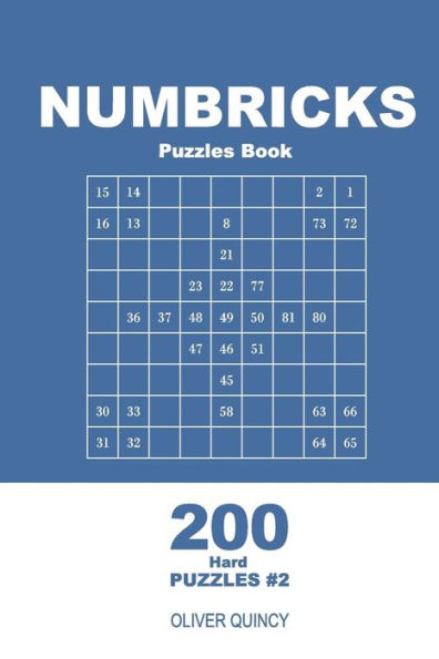 Numbricks Puzzles Book - 200 Hard Puzzles 9X9 - 9781719433471