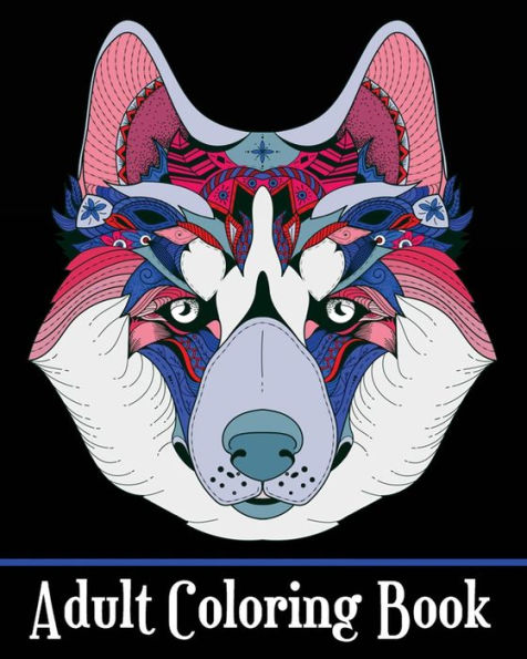 Adult Coloring Book: Stress Relieving Animal Designs, Adorable Animal Drawings (Perfect for Beginners and Animal Lovers)