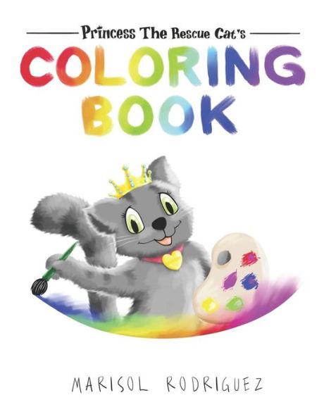 Princess The Rescue Cat, Coloring Book