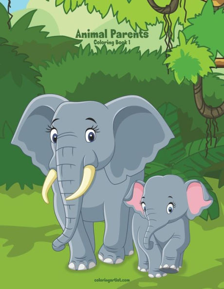 Animal Parents Coloring Book 1