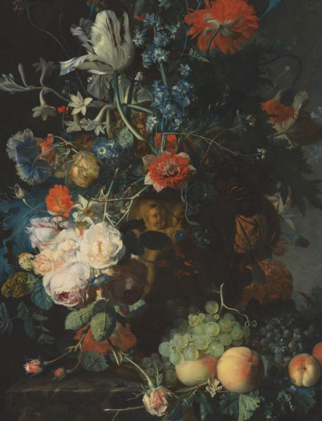 Flower Still Life Jan van Huysumc.: Flower Still Life, Jan van Huysumc.
