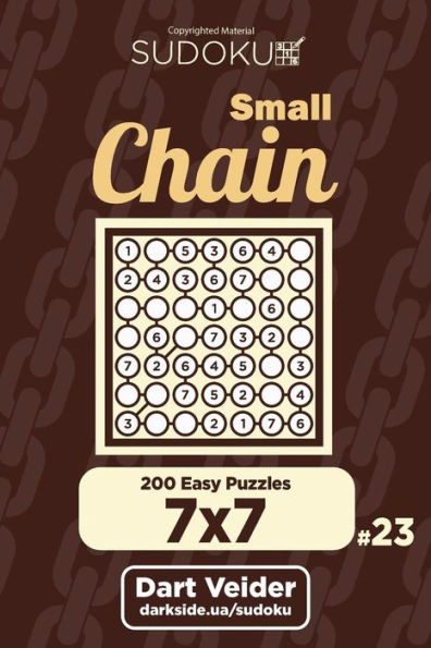 Small Chain Sudoku - 200 Easy Puzzles 7X7