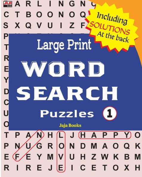 Large Print WORD SEARCH Puzzles: 100 best puzzles for Seniors (Vol. 1)