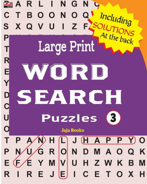 Large Print WORD SEARCH Puzzles 3 - 9781722836726