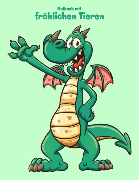 Malbuch Mit Fröhlichen Tieren 1