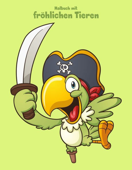 Malbuch Mit Fröhlichen Tieren 2