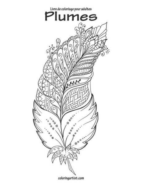 Livre De Coloriage Pour Adultes Plumes 2